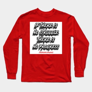 Melanin Empowerment - Frederick Douglass Long Sleeve T-Shirt